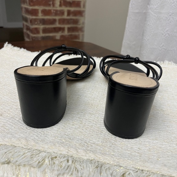 Schutz Princey Sandal Black Size 10B Strappy Summer Spring Block Heel Spring NWT - Picture 7 of 11